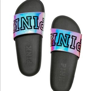 Victoria Secret Pink Women’s Holographic Slides
